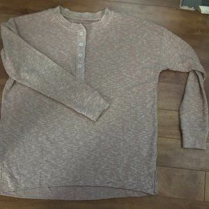 long sleeve knit top